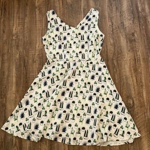 Houseplant lovers dress with cacti and succulents medium